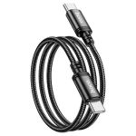 Android/ Type - C / Hoco X89 Wind 60W charging data cable Type-C to Type-C Black - Image 3