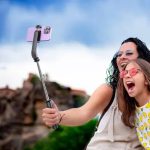 Selfie Stick/ Hoco K20 Prior live broadcast holder black - Image 8