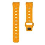 Smart Watch Band/ For Samsung Galaxy Watch FE 40mm KALEBOL KLB-ZQWFKGJ-001 / Watch 4 / 5 / 6 Football Pattern Silicone Watch Strap Band - Orange - Image 4