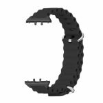 Smart Watch Band/ For Samsung Galaxy Fit3 Replacement Strap Drop-resistant Silicone Watch Band - Black