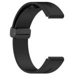 Smart Watch Band/ For Samsung Galaxy Watch 6 / 6 Classic / 5 / 4 / Huawei Watch GT 3 42mm Watch Strap Black Buckle 20mm Magnetic Silicone Band - Black - Image 3