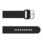 Smart Watch Band/ for Samsung Galaxy Watch Active / Galaxy Watch Active2 20MM Soft Silicone Smart Watch Strap Replacement Watch Band - Black - Image 4