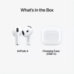 Wireless Headphone/ Apple/ Apple AirPods 4 W/O A.N.C. (MXP63ZE/A) - Image 2