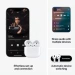 Wireless Headphone/ Apple/ Apple AirPods 4 W/O A.N.C. (MXP63ZE/A) - Image 3