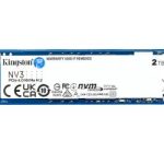 PC Components/ SSD/ Kingston SNV3S/2000G 2 TB M.2 2280 Internal PCI Express NVMe
