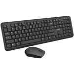 Keyboard/ CANYON SET-W20 UK/US Keyboard+Mouse Velvet  Wireless Black