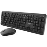 Keyboard/ CANYON SET-W20 UK/US Keyboard+Mouse Velvet  Wireless Black - Image 2