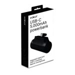 Power Bank/ Celly USB-C Power Bank (5000mAh) Black - Image 3