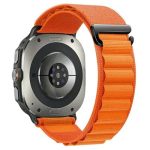 Smart Watch Band/ For Samsung Galaxy Watch Ultra 47mm Nylon Watch Strap G Hook Wristband - Orange