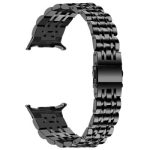 Smart Watch Band/ For Samsung Galaxy Watch Ultra 47mm Band Stainless Steel 7-Bead Slim Watch Strap Bracelet - Black - Image 2