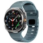 Smart Watch Band/ For Samsung Galaxy Watch Ultra 47mm Silicone Watch Band Breathable Sport  Watch Strap - Ocean Blue