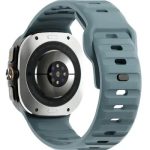 Smart Watch Band/ For Samsung Galaxy Watch Ultra 47mm Silicone Watch Band Breathable Sport  Watch Strap - Ocean Blue - Image 5
