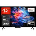 TV/ LED/ TCL/ TV 43"(109cm)/ 43V6C Google TV  4K  HDR10 WiFi5 BT5.2 Dolby Audio 10W 200X200