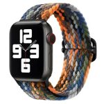 Mobile and Smartphones/ ZTE/ For Apple Watch Series 10 42mm / 9 8 7 41mm / SE (2023) SE (2022) SE 6 5 4 40mm / 3 2 1 38mm Watch Band Braided Nylon Strap - Camo Multi-Color