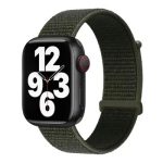 Mobile and Smartphones/ ZTE/ KALEBOL Nylon Watch Band for Apple Watch Series 10 Ultra 9 8 7 SE 6 5 4 3 2 1 46mm 49mm 45mm 44mm 42mm Wrist Strap - Army Green