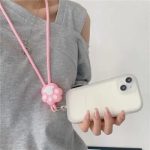 Mobile Phone Case/ 45cm Phone Lanyard Cartoon Pendant Crossbody Rope Neck Strap with Patch - Fitting Pig - Image 2