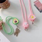 Mobile Phone Case/ 45cm Phone Lanyard Cartoon Pendant Crossbody Rope Neck Strap with Patch - Fitting Pig - Image 3
