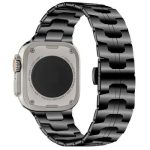 Mobile and Smartphones/ ZTE/ Watch Strap for Apple Watch 10 46mm / Ultra 2 / Ultra 49mm / 9 8 7 45mm / SE (2023) SE (2022) SE 6 5 4 44mm / 3 2 1 42mm Stainless Steel Band - Black - Image 3