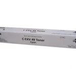 Toner/ Canon C-EXV49 Toner Cartridge Cyan,IR C3320, IR C3325, IR C3330, IR C3525i, IR C3520i, IR C3530i, iR-ADV DX C37xx Series (19000 Pages)