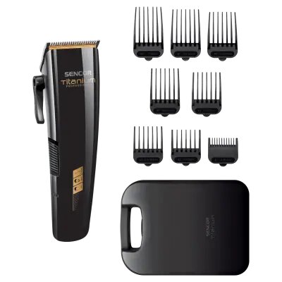 98888_9336_1 Hair Trimmer/ Sencor SHP 8400BK Hair Clipper, charge -2 h, Blade width 46 mm,Cleaning brush, 8 exchangeable height attachments, 174 × 52 × 32 - Image 1