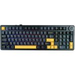 კლავიატურა: AULA F99 PRO Tri-Mode RGB Mechanical Keyboard Thunder Black/Dark Blue/Orange (Star Vector Switch)