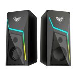დინამიკი: AULA N-521 2.0 Wired RGB Gaming Speakers 6W Black