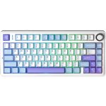 კლავიატურა: AULA F75 Wireless Mechanical Keyboard Gradient White/Blue/Purple (Star Vector Switch)