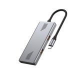 USB ჰაბი: Gembird UHB-CM-U310-A2C2-01 4-port A+C USB 3.2 (Gen 2) USB-C Hub