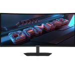 მონიტორი: Gigabyte G34WQC2 34" WQHD VA 200Hz 1ms 2xHDMI 2xDP Built-in Speaker Black