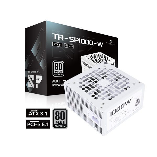 კვების ბლოკი: THERMALRIGHT TR-SP1000W 1000W 80 PLUS PLATINUM ATX 3.1 Full-Modular