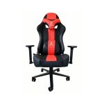 გეიმერული სავარძელი: Vertex HellRunner Gaming Chair Black/Red PU
