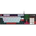 კლავიატურა: AULA S500 Zoned RGB Wired Mechanical Gaming Keyboard Black/White/Red (Blue switch)