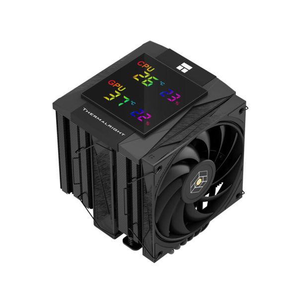 ქულერი: THERMALRIGHT Royal Knight 120 Digital BLACK CPU Universal Cooler