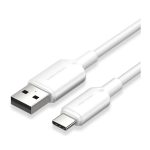 კაბელი: Vention CTQWF USB 2.0 to USB Type-C Cable 1m White