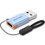 ადაპტერი: Vention CUAH0 USB 3.1 to USB-C Adapter 10Gbps Data Transfer Gray Aluminum