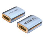 ადაპტერი: Vention AIUH0 8K/60Hz HDMI to HDMI Female Adapter Gray Aluminum
