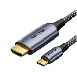 კაბელი: Vention CRHHAC 4K/60Hz USB-C to HDMI Cable 1.8m Black