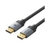 კაბელი: Vention HGBHH 16K/60Hz DisplayPort Cable 2m Grey Aluminum