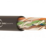 ქსელის კაბელი - Cat5e UTP 24AWG 100% სპილენძი გარე გამოყენების 305 მეტრი