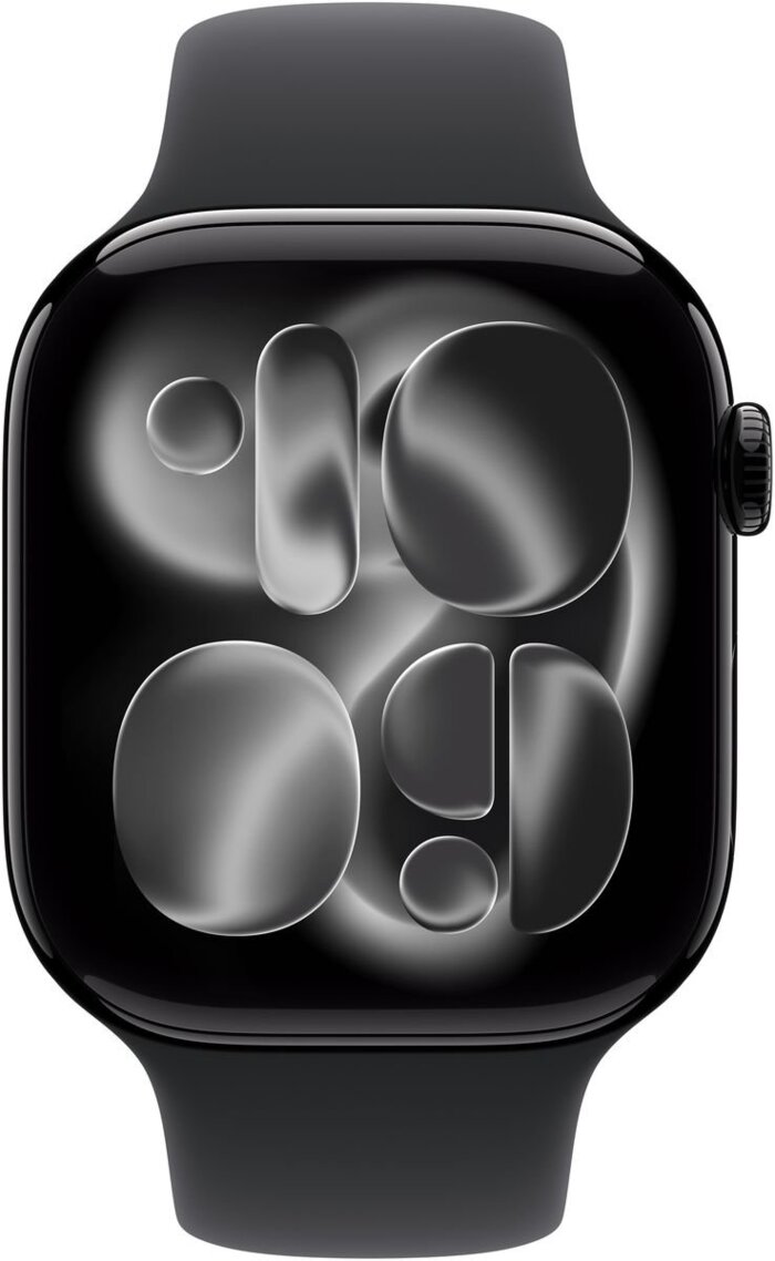 170001_1997_1-1 Smart Watch/ Apple Watch Series 11 GPS 42mm Jet Black Aluminium Case with Black Sport Band - S/M (MEQT4RK/A) - Image 1