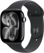 Smart Watch/ Apple Watch Series 11 GPS 42mm Jet Black Aluminium Case with Black Sport Band - S/M  (MEQT4RK/A) - Image 2