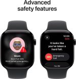 Smart Watch/ Apple Watch Series 11 GPS 42mm Jet Black Aluminium Case with Black Sport Band - S/M  (MEQT4RK/A) - Image 5