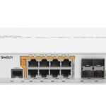 მართვადი PoE სვიჩი - CRS112, 8P af/at, 4S, MikroTik