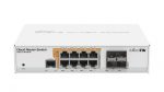 მართვადი PoE სვიჩი - CRS112, 8P af/at, 4S, MikroTik