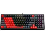 კლავიატურა: A4tech Bloody S98 RGB Mechanical Gaming Keyboard Red Switch US Layout Sports Red
