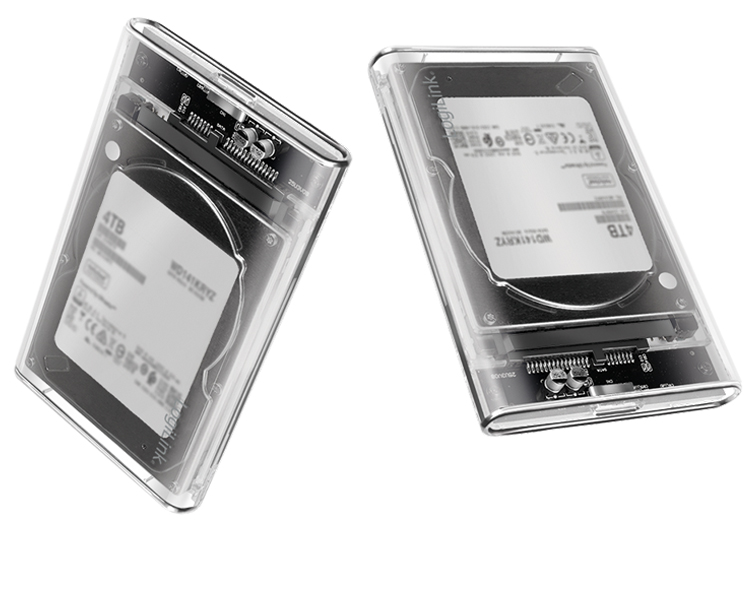 Logilink-UA040903-1 მყარი დისკის ყუთი: Logilink UA0409 External HDD enclosure 2.5" HDD/SSD USB 3.0 tool-free - Image 1