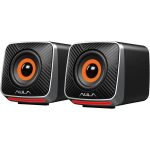 დინამიკი: AULA A200 2.0 Multi-Colour Gaming Speaker 6W Black