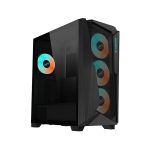 ქეისი: Gigabyte C301 GLASS V2 4x120mm ARGB Fans Mid Tower Black