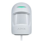 ჰიბრიდული მოძრაობის დეტექტორი Ajax MotionProtect Fibra white