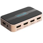 სპლიტერი: Vention ACCG0-EU 4K/30Hz 1 In 4 Out HDMI Splitter Gold Aluminum